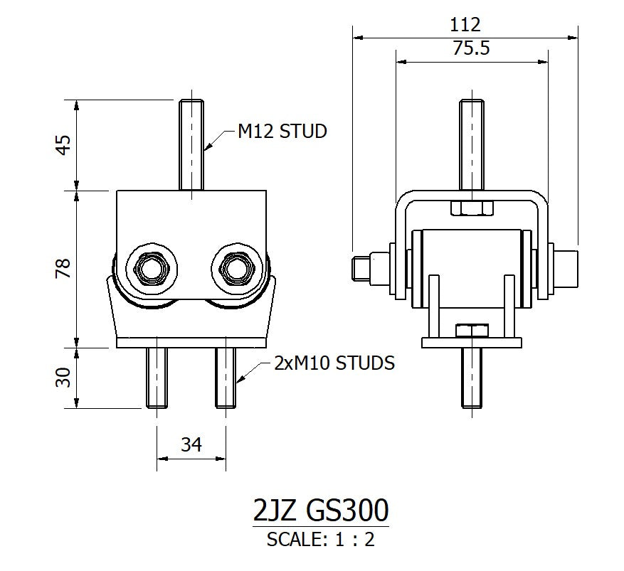 2jz GS300 engine mounts