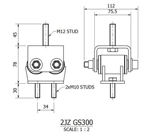 2jz GS300 engine mounts