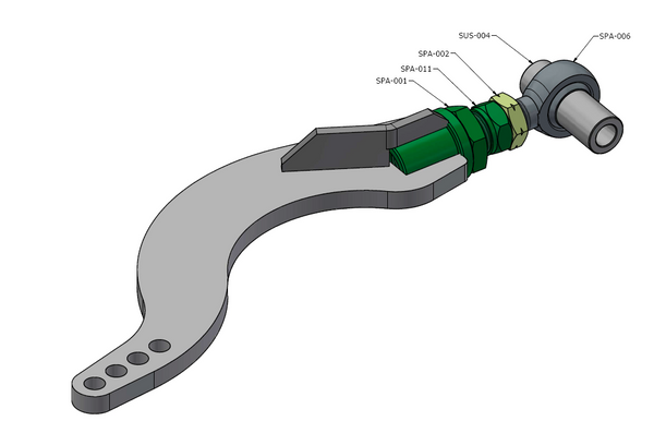 1in RH to 3/4in LH Double Adjuster.