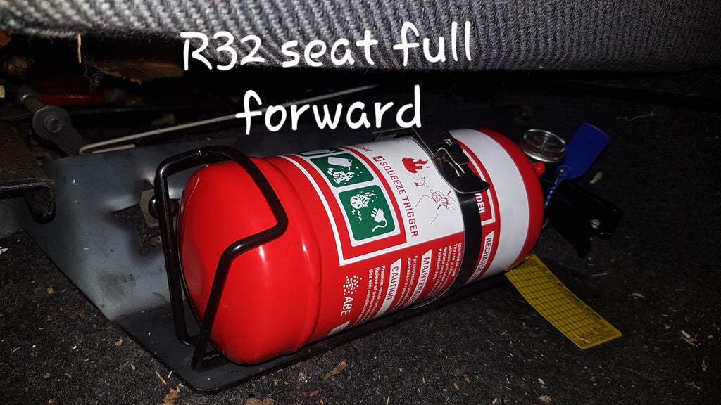 S13, R32, R33 dimple fire extinguisher mount - Drivers side – RB Factory