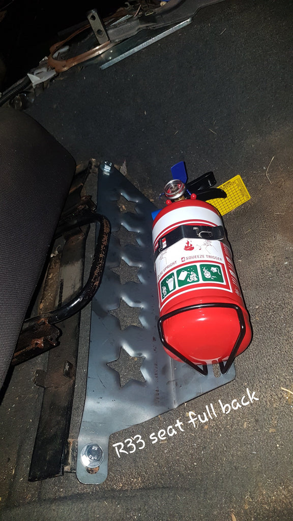 S13, R32, R33 dimple fire extinguisher mount - Drivers side – RB Factory